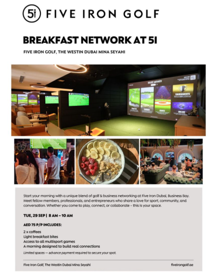 Best Golf Networking Breakfast In Dubai Is Back